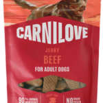 Carnilove Grain Free Dog Snack Meat Jerky Beef with Beef Muscle Fillet Λιχουδιά για Ενήλικους Σκύλους με Μοσχάρι και Μοσχαρίσιο Μυϊκό Φιλέτο 100 gr