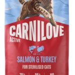 Carnilove Cat Adult Sterilised Salmon & Turkey Ξηρά Τροφή Χωρίς Σιτηρά για Ενήλικες, Στειρωμένες Γάτες με Σολομό και Γαλοπούλα 6 Kgr