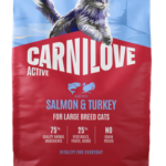 Carnilove Cat Adult Large Breed Salmon & Turkey Ξηρά Τροφή Χωρίς Σιτηρά για Ενήλικες Γάτες Μεγαλόσωμων Φυλών με Σολομό και Γαλοπούλα 2 Kgr