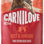 Carnilove Cat Adult Sterilised Beef & Venison Ξηρά Τροφή Χωρίς Σιτηρά για Ενήλικες, Στειρωμένες Γάτες με Μοσχάρι και Ελάφι 6 Kgr