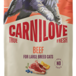 Carnilove True Fresh Cat Adult Large Breed Beef Ξηρά Τροφή Χωρίς Σιτηρά για Ενήλικες Γάτες Μεγαλόσωμων Φυλών με Φρέσκο Μοσχάρι 6 Kgr