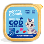 Edgard και Cooper Πατέ για Γατάκια με Μπακαλιάρο και Κοτόπουλο 85 gr