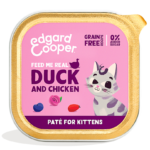 Edgard και Cooper Πατέ για Γατάκια με Πάπια και Κοτόπουλο 85 gr