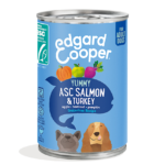 Edgard και Cooper Κονσέρβα Χωρίς Σιτηρά για Ενήλικους Σκύλους με Σολομό και Γαλοπούλα 400 gr